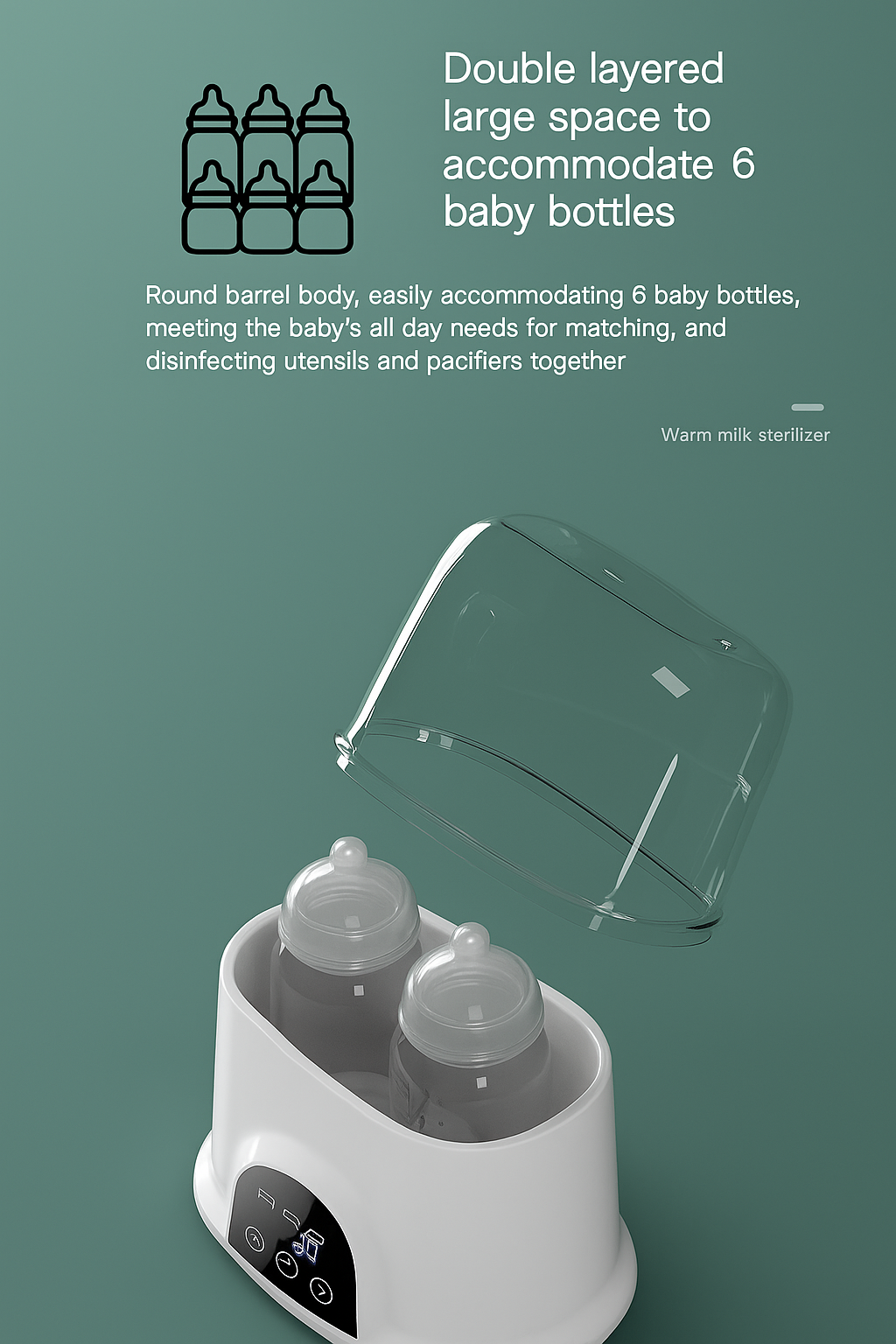 Automatic Thermostat Baby Bottle Warmer (One Set)