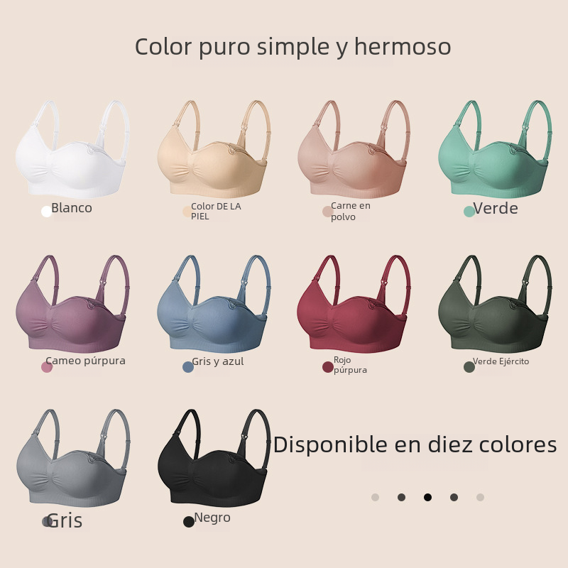 Seamless Nursing Bra with Front Closure for All Stages